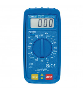 Pocket Digital Multimeter, 500V, AC/DC