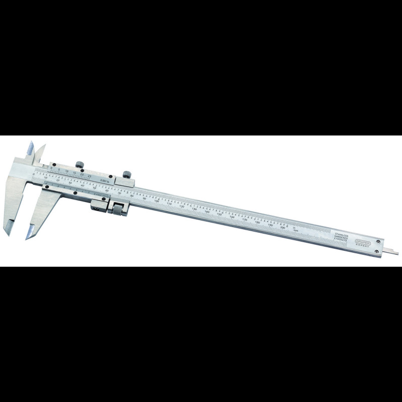 Draper Expert Vernier Caliper with Fine Adjustment, 0 - 200mm/8