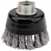 Draper Expert Steel Twist Knot Wire Cup Brush, 60mm, M14