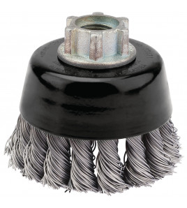 Draper Expert Steel Twist Knot Wire Cup Brush, 60mm, M14