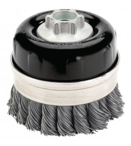 Draper Expert Steel Twist Knot Wire Cup Brush, 80mm, M14