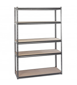 Expert Quality Heavy Duty Steel Shelving Unit, 5 Shelves, L1220 x W610 x H1830mm