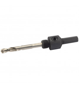 Hex. Shank Holesaw Arbor with HSS Pilot Drill for 14 - 30mm Holesaws, 5/16 Thread