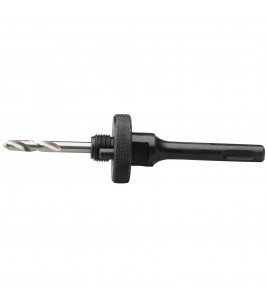 Quick Release SDS+ Arbor with HSS Pilot Drill for Holesaws 32 - 150mm