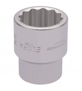 Elora Bi-Hexagon Socket, 1 Sq. Dr., 1.1/2