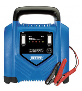 6V/12V Battery Charger, 7.0A, 10-75Ah