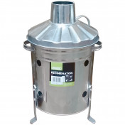 Galvanised Mini Incinerator, 15L