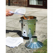 Galvanised Mini Incinerator, 15L