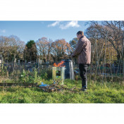 Galvanised Garden Incinerator, 85L