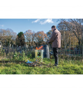 Galvanised Garden Incinerator, 85L