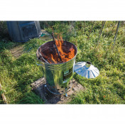 Galvanised Garden Incinerator, 85L