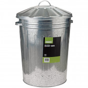 Galvanised Dust Bin, 85L