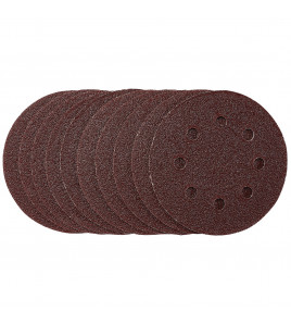 Sanding Discs, 115mm, 40 Grit, Hook & Loop (Pack of 10)