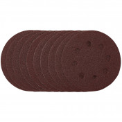 Sanding Discs, 115mm, 80 Grit, Hook & Loop (Pack of 10)