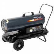 Jet Force Diesel and Kerosene Space Heater with Wheels, 75,000 BTU/22kW