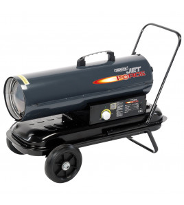 Jet Force Diesel and Kerosene Space Heater with Wheels, 75,000 BTU/22kW