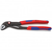 KNIPEX 87 22 250 SB Cobra® QuickSet High-Tech Water Pump Pliers with slim multi-component grips grey atramentized, 250mm
