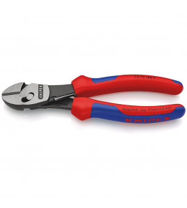 KNIPEX 73 72 180 F TwinForce® High Performance Diagonal Cutter with Opening Spring, 180mm
