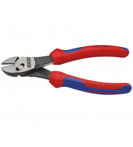 KNIPEX 73 72 180 F TwinForce® High Performance Diagonal Cutter with Opening Spring, 180mm