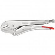 KNIPEX 41 24 225 Straight Jaw Self Grip Pliers, 225mm