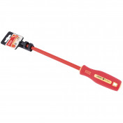 Fully Insulated Plain Slot Screwdriver, 8 x 200mm