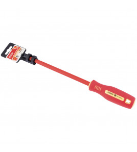 Fully Insulated Plain Slot Screwdriver, 8 x 200mm