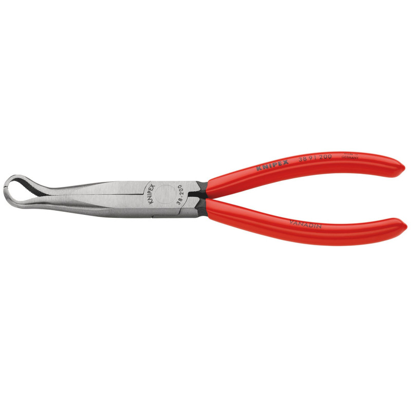 Knipex 38 91 200 200mm Mechanics Plier with 45&deg; Grabber Jaws