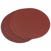 Assorted Self-Adhesive Aluminium Oxide Sanding Discs, 200mm (Pack of 5)