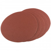 Self-Adhesive Aluminium Oxide Sanding Discs, 200mm, 80 Grit (Pack of 5)