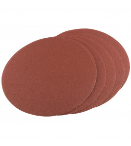 Self-Adhesive Aluminium Oxide Sanding Discs, 200mm, 80 Grit (Pack of 5)