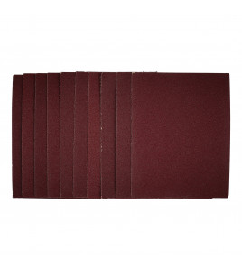 1/4 Sanding Sheets, 115 x 150mm, 80 Grit (Pack of 10)