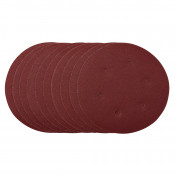 Sanding Discs, 150mm, Hook & Loop, 120 Grit, (Pack of 10)