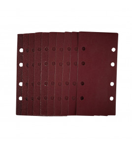 1/3 Sanding Sheets with Hook and Loop, 93 x 190mm, Assorted Grit (Pack of 10)