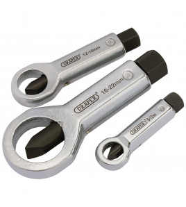 Nut Splitter Set, 9 - 22mm (3 Piece)