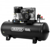 230V 150L Stationary Belt-Driven Air Compressor, 2.2kW/3HP