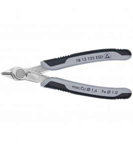 KNIPEX 78 13 125 Electronic Super Knips® with multi-component grips, 125mm