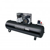 230V 200L Stationary Belt-Driven Air Compressor, 2.2kW/3HP