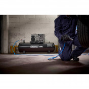 230V 200L Stationary Belt-Driven Air Compressor, 2.2kW/3HP