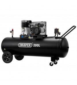 200L Belt-Driven Air Compressor, 2.2kW/3hp 