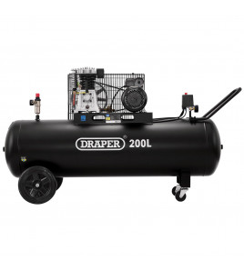 200L Belt-Driven Air Compressor, 2.2kW/3hp 