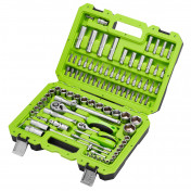 Draper HI-TORQ® Metric Socket Set, 1/4” and 1/2” Sq. Dr. (100 Piece)