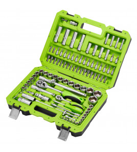 Draper HI-TORQ® Metric Socket Set, 1/4” and 1/2” Sq. Dr. (100 Piece)