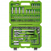 Draper HI-TORQ® Metric Socket Set, 1/4” and 1/2” Sq. Dr. (100 Piece)