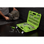 Draper HI-TORQ® Metric Socket Set, 1/4” and 1/2” Sq. Dr. (100 Piece)