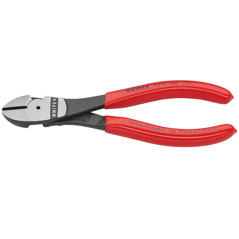 KNIPEX 74 01 160 SB High Leverage Diagonal Cutter, 160mm