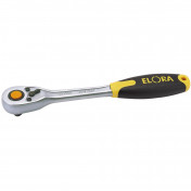 Elora Quick Release Soft Grip Reversible Ratchet, 1/2 Sq. Dr., 270mm