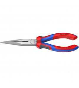 KNIPEX 26 12 200 SBE Long Nose Pliers with Heavy Duty Handles, 200mm