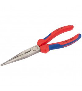 KNIPEX 26 12 200 SBE Long Nose Pliers with Heavy Duty Handles, 200mm