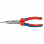 KNIPEX 26 12 200 SBE Long Nose Pliers with Heavy Duty Handles, 200mm