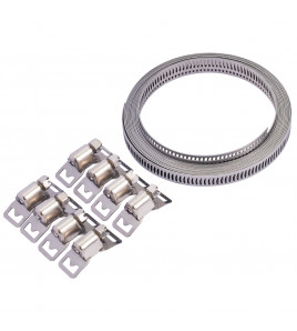 Wide Hose Clamp Set, 8mm